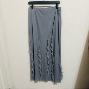Zara Women’s Gray Maxi Skirt Size Large
